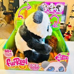 FurReal Coco The Tumbling Panda Interactive Plush 28166 60+ Sounds Box 2025